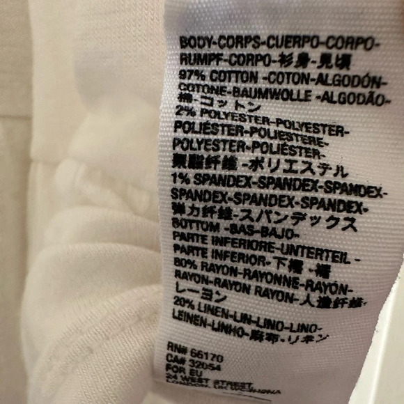 Free People Sleeveless Tunic Tiered Top With Open Back White Size S Oversized - Picture 10 of 13